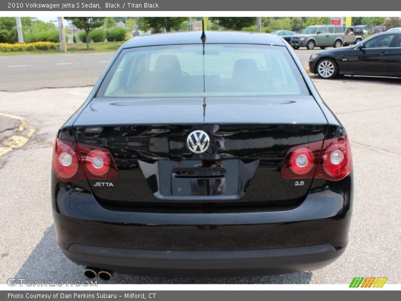 Black / Titan Black 2010 Volkswagen Jetta S Sedan