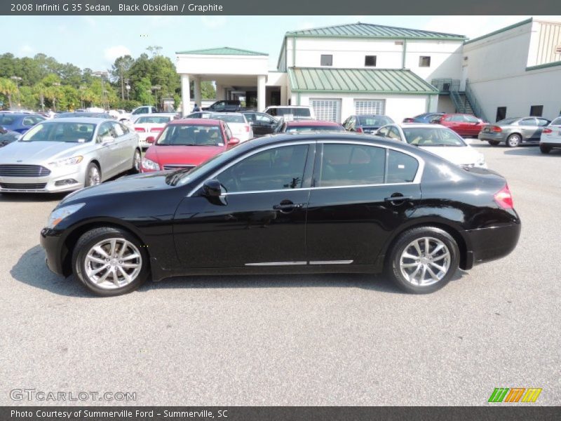 Black Obsidian / Graphite 2008 Infiniti G 35 Sedan