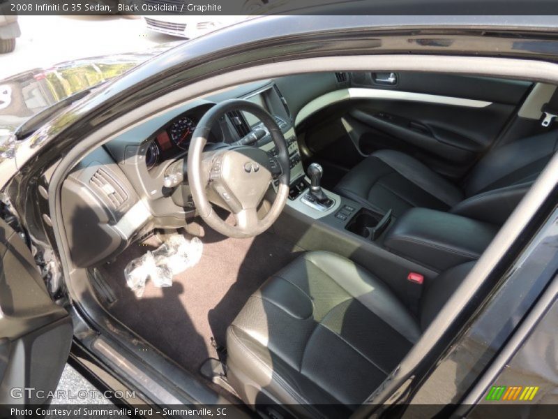 Black Obsidian / Graphite 2008 Infiniti G 35 Sedan