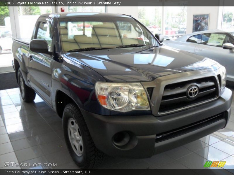 Indigo Ink Pearl / Graphite Gray 2006 Toyota Tacoma Regular Cab