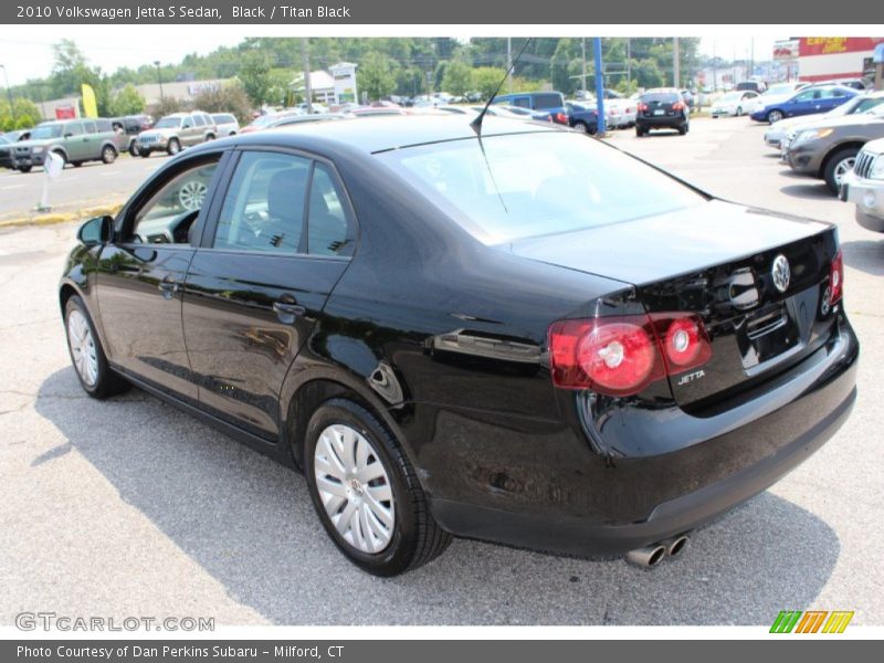 Black / Titan Black 2010 Volkswagen Jetta S Sedan
