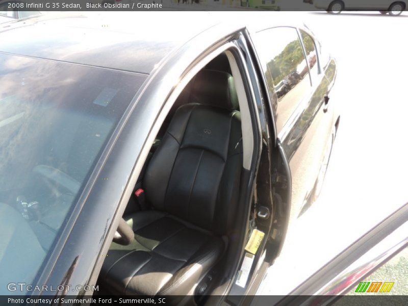 Black Obsidian / Graphite 2008 Infiniti G 35 Sedan