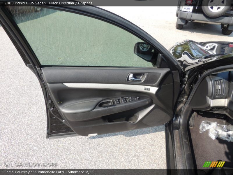 Black Obsidian / Graphite 2008 Infiniti G 35 Sedan