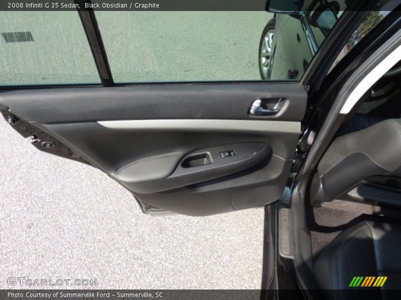 Black Obsidian / Graphite 2008 Infiniti G 35 Sedan
