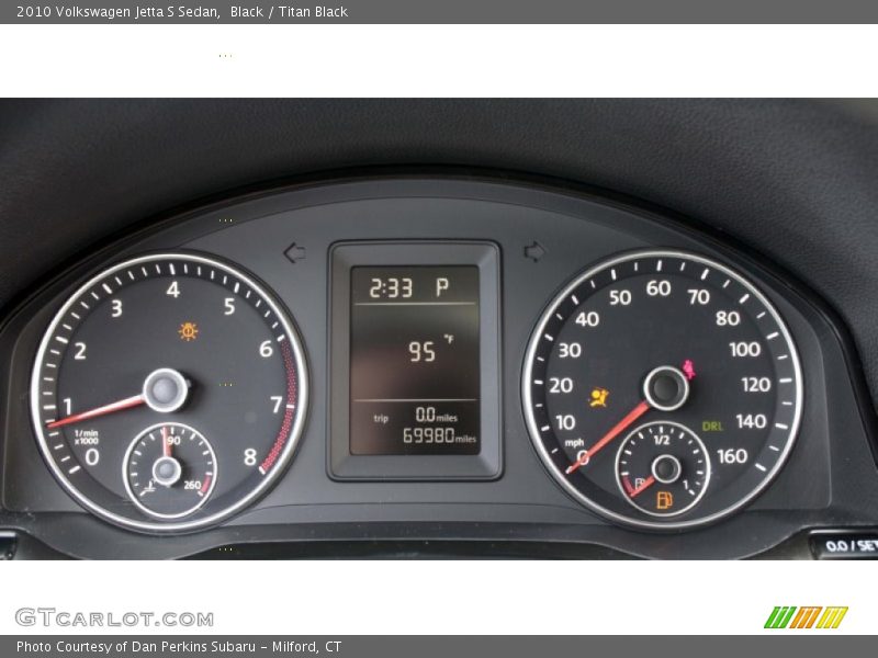 Black / Titan Black 2010 Volkswagen Jetta S Sedan