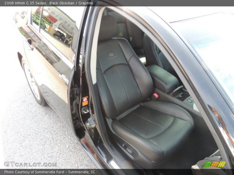 Black Obsidian / Graphite 2008 Infiniti G 35 Sedan