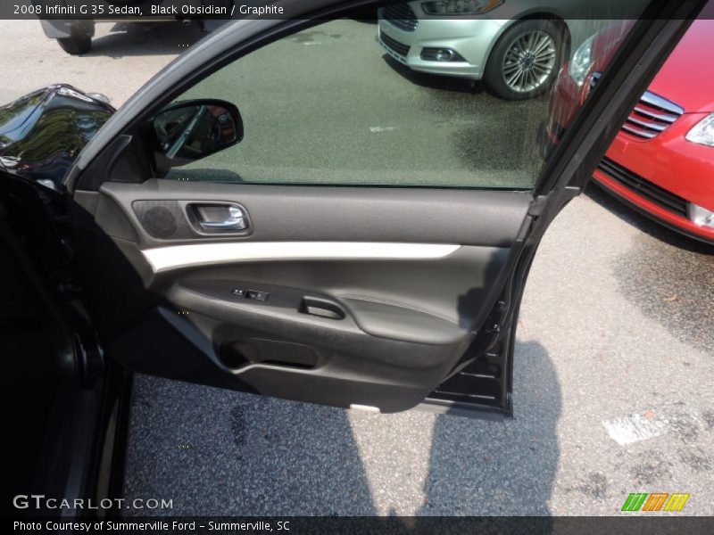 Black Obsidian / Graphite 2008 Infiniti G 35 Sedan