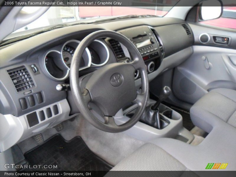 Indigo Ink Pearl / Graphite Gray 2006 Toyota Tacoma Regular Cab