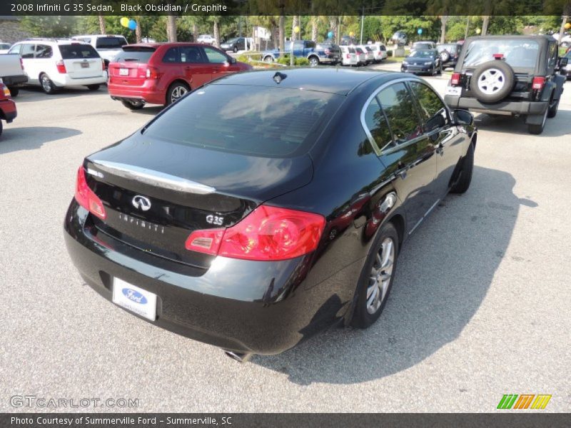 Black Obsidian / Graphite 2008 Infiniti G 35 Sedan