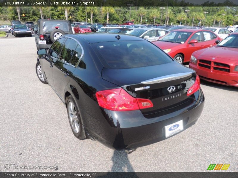 Black Obsidian / Graphite 2008 Infiniti G 35 Sedan