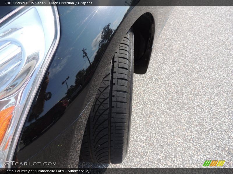 Black Obsidian / Graphite 2008 Infiniti G 35 Sedan