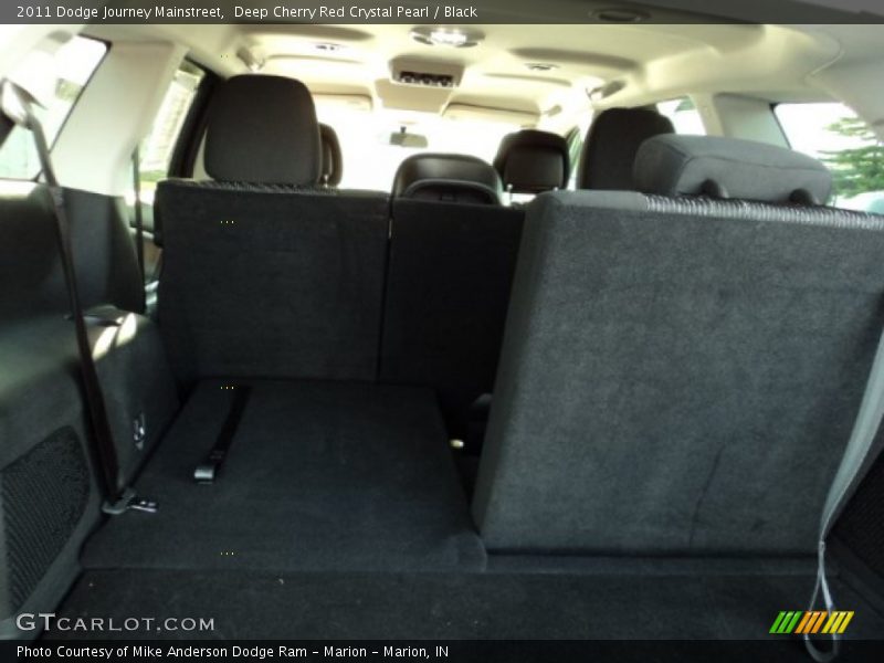 Deep Cherry Red Crystal Pearl / Black 2011 Dodge Journey Mainstreet
