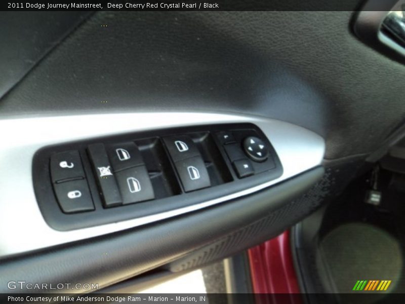 Deep Cherry Red Crystal Pearl / Black 2011 Dodge Journey Mainstreet