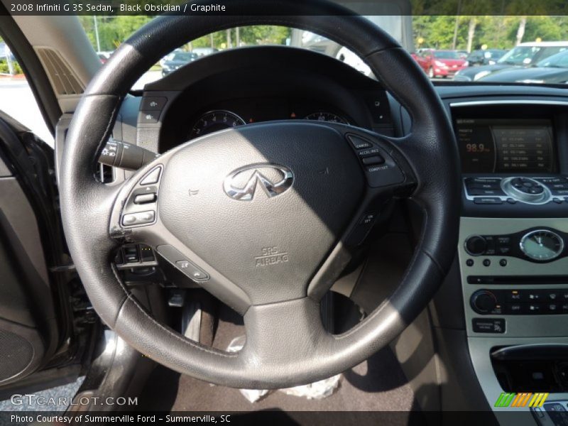 Black Obsidian / Graphite 2008 Infiniti G 35 Sedan