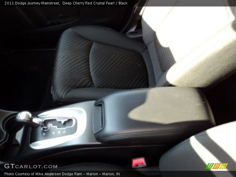 Deep Cherry Red Crystal Pearl / Black 2011 Dodge Journey Mainstreet