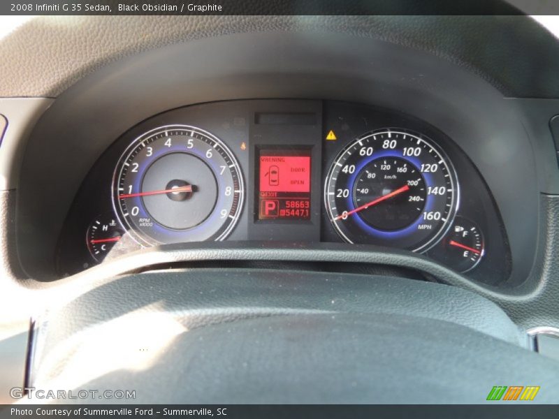 Black Obsidian / Graphite 2008 Infiniti G 35 Sedan