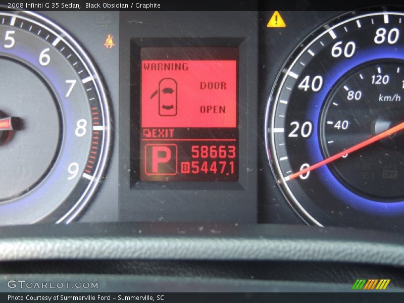 Black Obsidian / Graphite 2008 Infiniti G 35 Sedan
