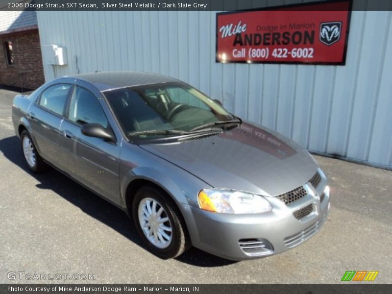 Silver Steel Metallic / Dark Slate Grey 2006 Dodge Stratus SXT Sedan