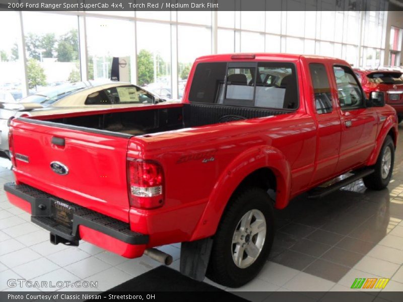 Torch Red / Medium Dark Flint 2006 Ford Ranger Sport SuperCab 4x4