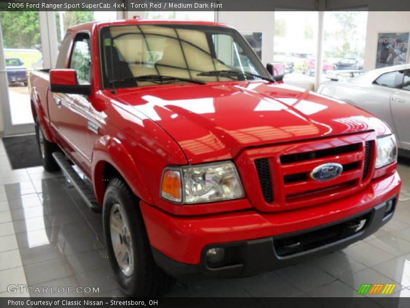 Torch Red / Medium Dark Flint 2006 Ford Ranger Sport SuperCab 4x4