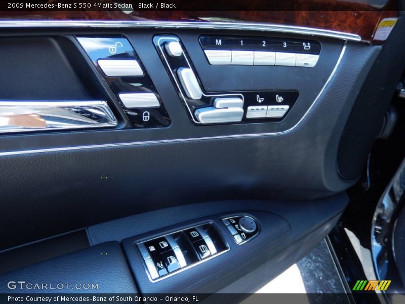 Black / Black 2009 Mercedes-Benz S 550 4Matic Sedan