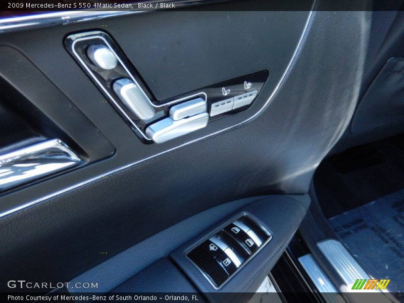 Black / Black 2009 Mercedes-Benz S 550 4Matic Sedan