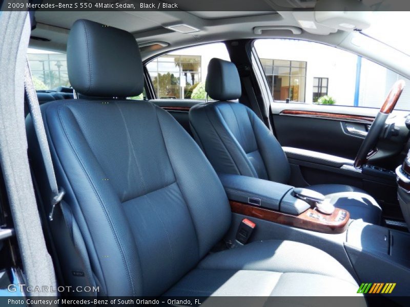 Black / Black 2009 Mercedes-Benz S 550 4Matic Sedan