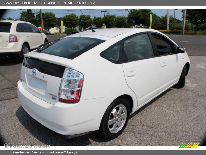 Super White / Dark Gray 2009 Toyota Prius Hybrid Touring
