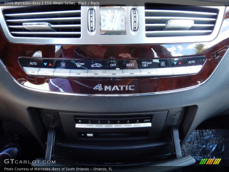 Black / Black 2009 Mercedes-Benz S 550 4Matic Sedan