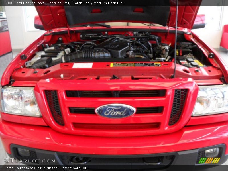 Torch Red / Medium Dark Flint 2006 Ford Ranger Sport SuperCab 4x4