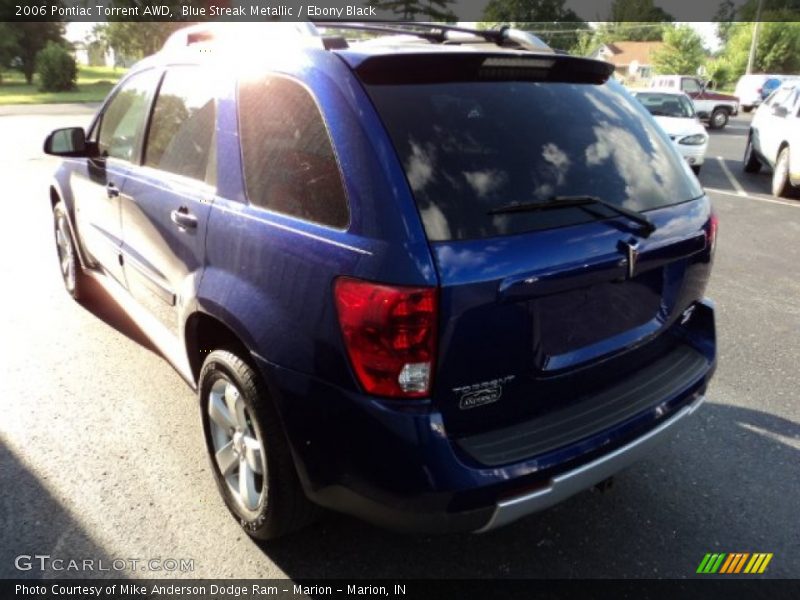Blue Streak Metallic / Ebony Black 2006 Pontiac Torrent AWD