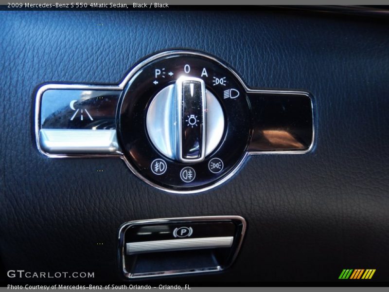 Black / Black 2009 Mercedes-Benz S 550 4Matic Sedan