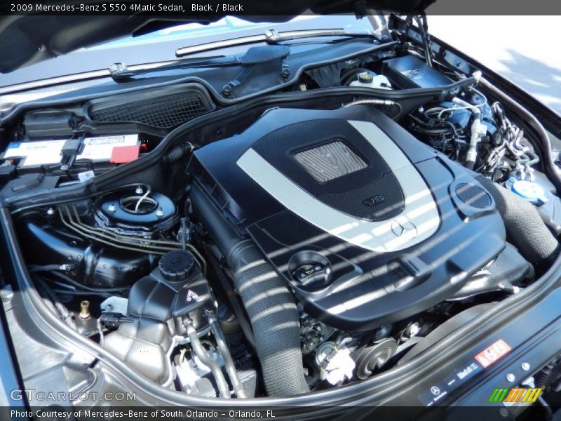 Black / Black 2009 Mercedes-Benz S 550 4Matic Sedan