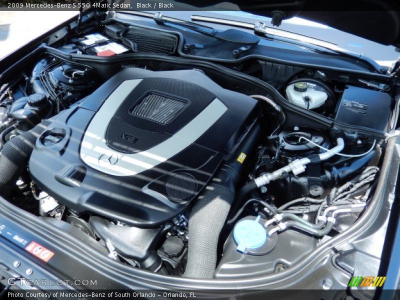 Black / Black 2009 Mercedes-Benz S 550 4Matic Sedan