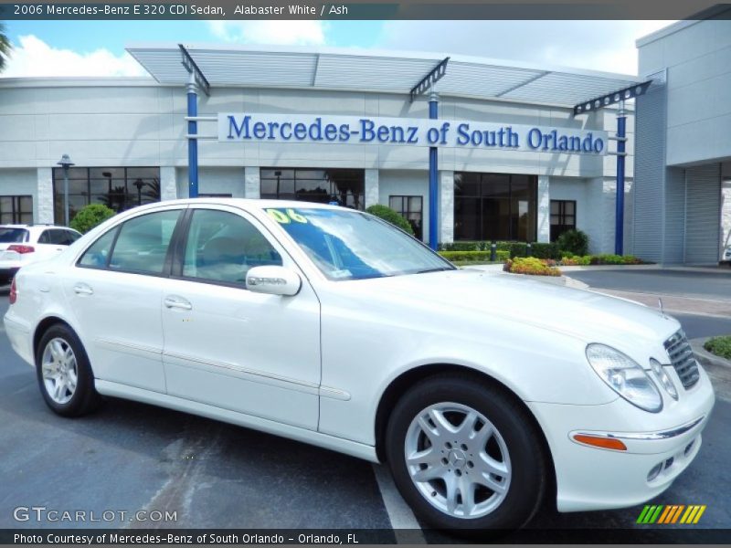 Alabaster White / Ash 2006 Mercedes-Benz E 320 CDI Sedan