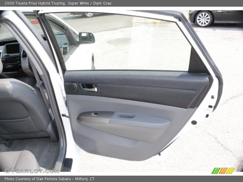 Super White / Dark Gray 2009 Toyota Prius Hybrid Touring