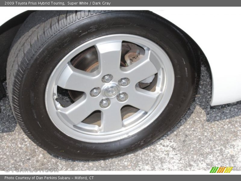 Super White / Dark Gray 2009 Toyota Prius Hybrid Touring
