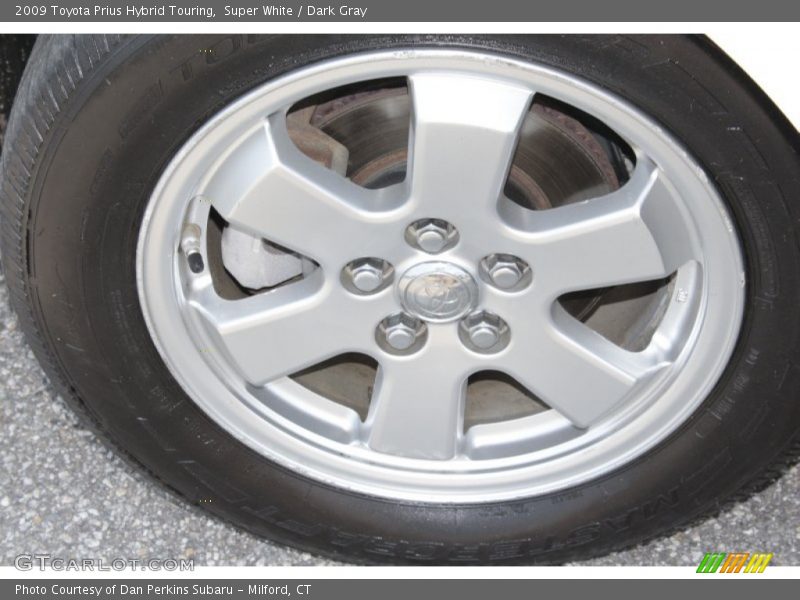 Super White / Dark Gray 2009 Toyota Prius Hybrid Touring