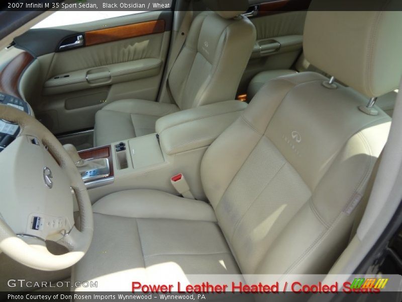 Black Obsidian / Wheat 2007 Infiniti M 35 Sport Sedan