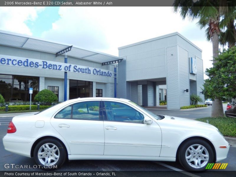 Alabaster White / Ash 2006 Mercedes-Benz E 320 CDI Sedan