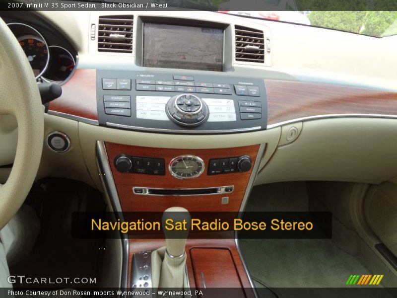 Black Obsidian / Wheat 2007 Infiniti M 35 Sport Sedan