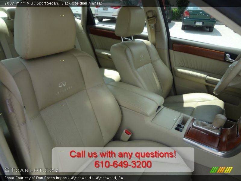 Black Obsidian / Wheat 2007 Infiniti M 35 Sport Sedan
