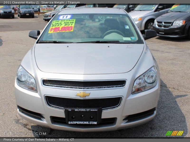 Silver Ice Metallic / Titanium 2011 Chevrolet Malibu LS