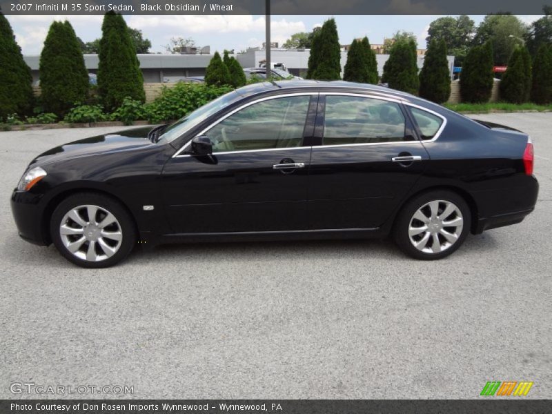Black Obsidian / Wheat 2007 Infiniti M 35 Sport Sedan