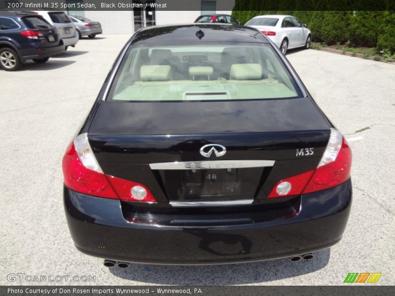 Black Obsidian / Wheat 2007 Infiniti M 35 Sport Sedan