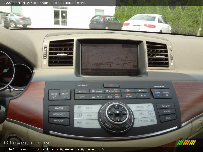 Black Obsidian / Wheat 2007 Infiniti M 35 Sport Sedan