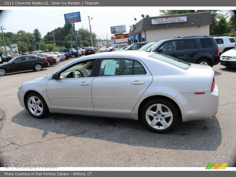 Silver Ice Metallic / Titanium 2011 Chevrolet Malibu LS