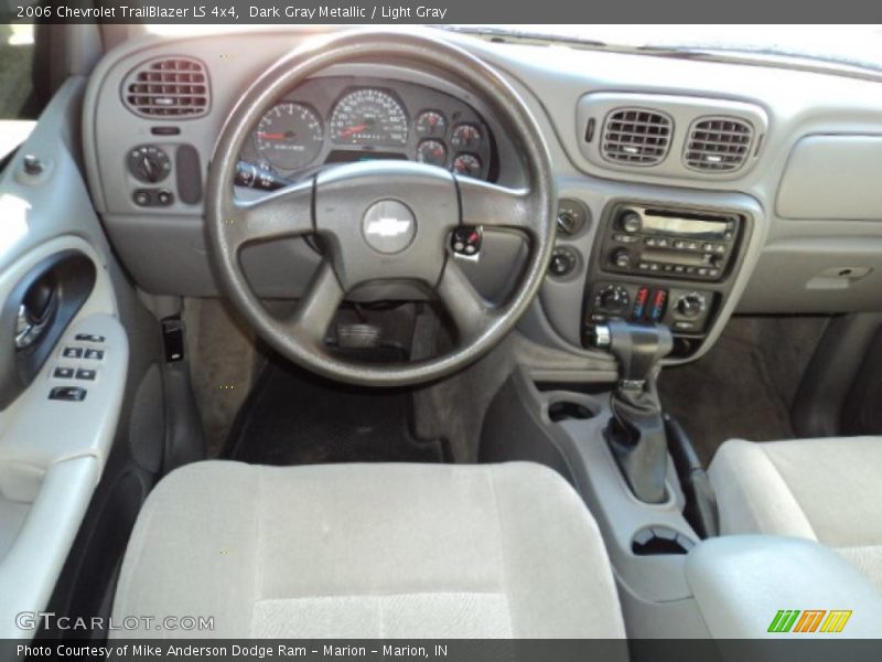 Dark Gray Metallic / Light Gray 2006 Chevrolet TrailBlazer LS 4x4