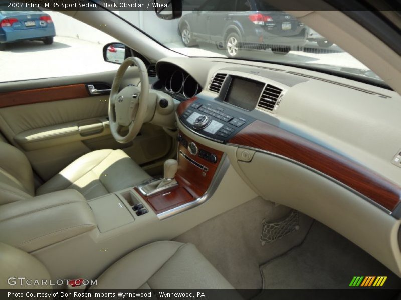 Black Obsidian / Wheat 2007 Infiniti M 35 Sport Sedan