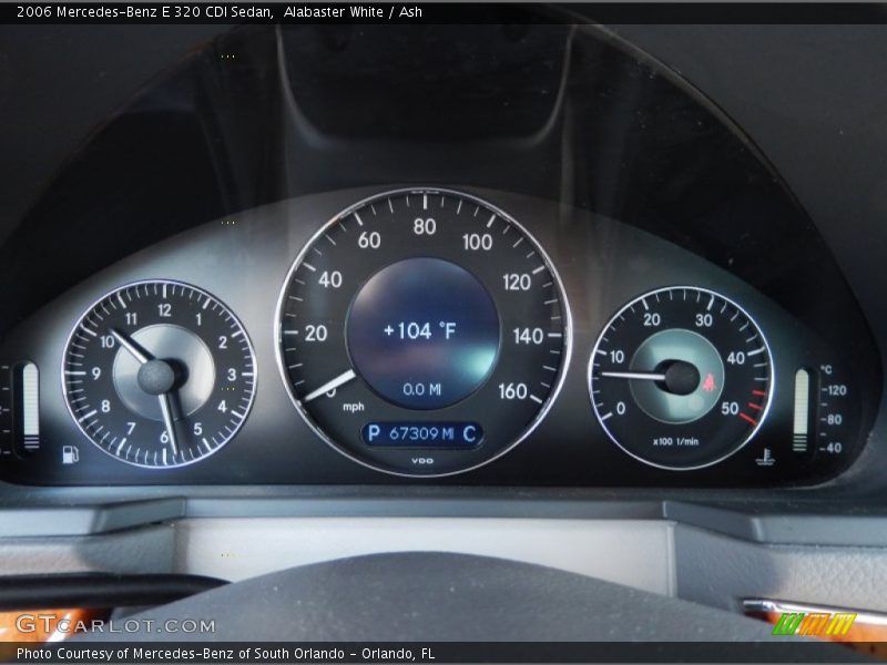  2006 E 320 CDI Sedan 320 CDI Sedan Gauges
